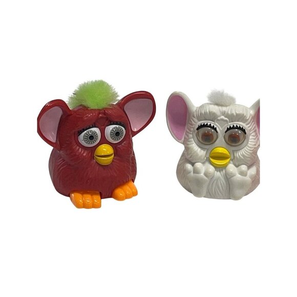 Set Of 4 Vintage Furby McDonalds Happy Meal Toys Figurines 1998 - Picture 2 of 5